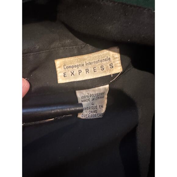 VINTAGE COMPAGNIE INTERNATIONALE EXPRESS Patchwork Shirt Size L - Picture 6 of 6